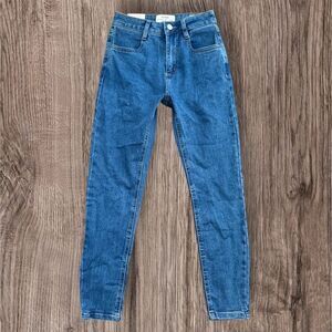 Cotton On Mid Rise Super Stretch Jean Classic Blue Denim Jeans